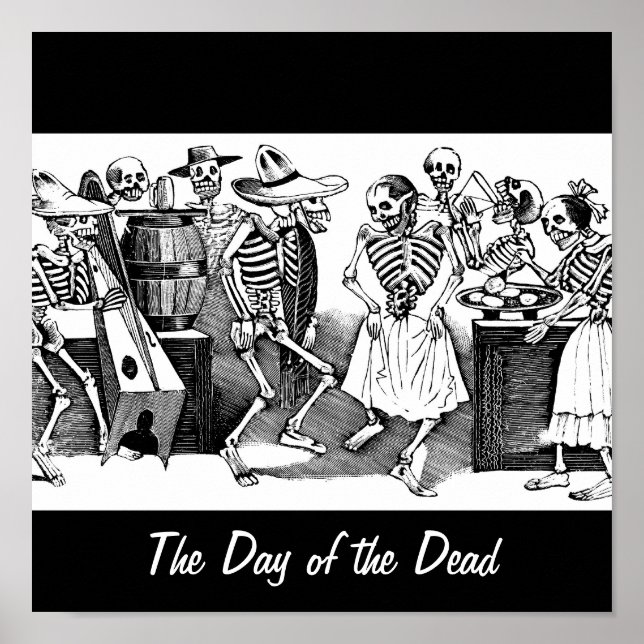 "Dancing the Jarabe in the Other World" Poster (Front)