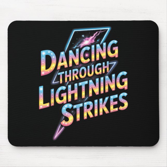 Dancing Through The Lightning Strike Dancer Motiva Mouse Mat (Front)