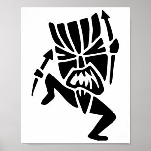 Dancing Tiki Man Poster