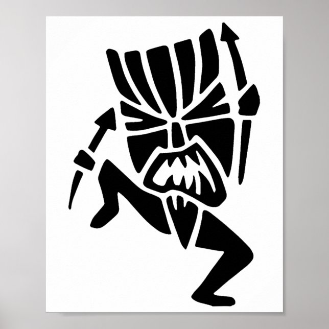 Dancing Tiki Man  Poster (Front)