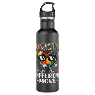 Dancing To A Different Move Autism Awareness Love 710 Ml Water Bottle