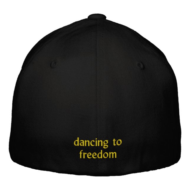 Dancing To Freedom Embroidered Baseball Hat (Back)