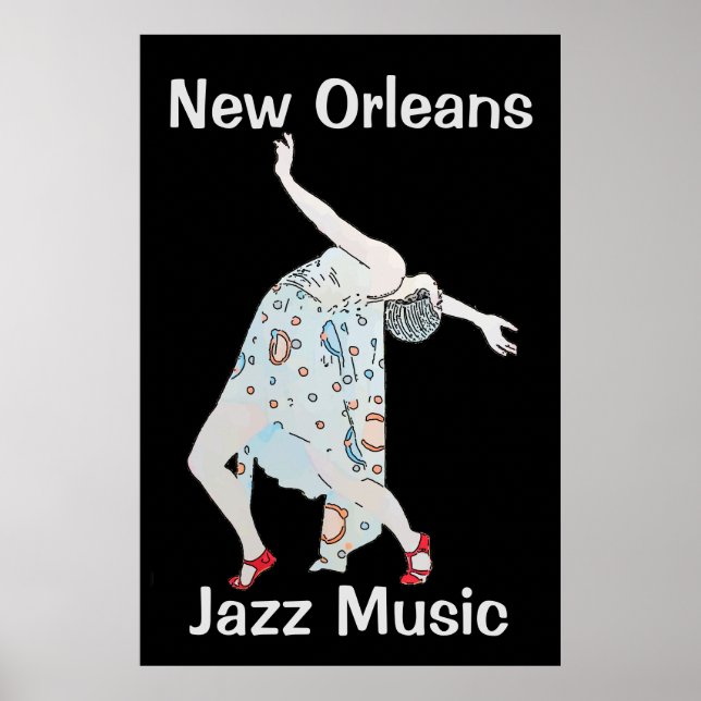 Dancing  to Jazz 2018 New Orleans Poster (Front)