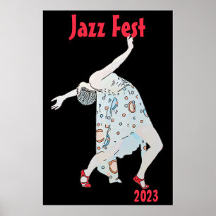 Dancing  to Jazz, add text Poster