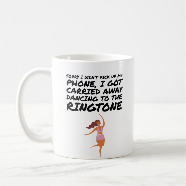 Dancing to Ringtone  Coffee Mug (Left)