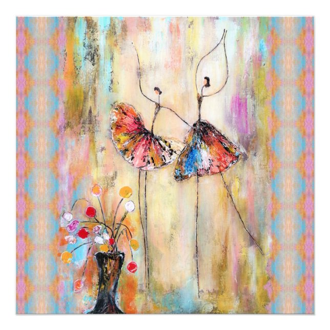 Dancing together photo print (Front)