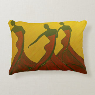 Dancing Trio Decorative Cushion