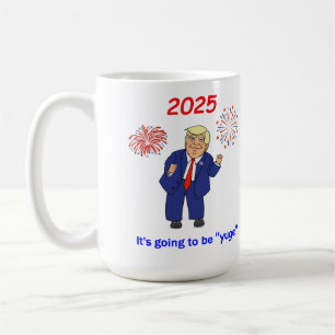 Dancing Trump Design - "Yuge" Coffee Mug