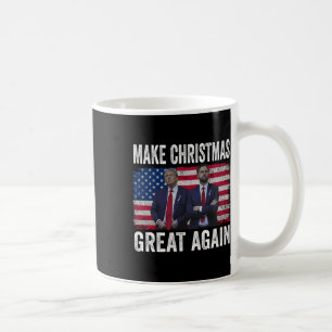 Dancing Trump Santa And Dj Vance Make Christmas Gr Coffee Mug
