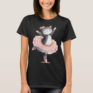 Dancing Tutu Cat Costume For Cats Lovers  T-Shirt