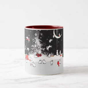 DANCING Two-Tone COFFEE MUG