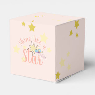 Dancing Unicorn, shine like a star custom party Favour Box