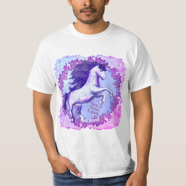 Dancing Unicorn   T-Shirt (Front)