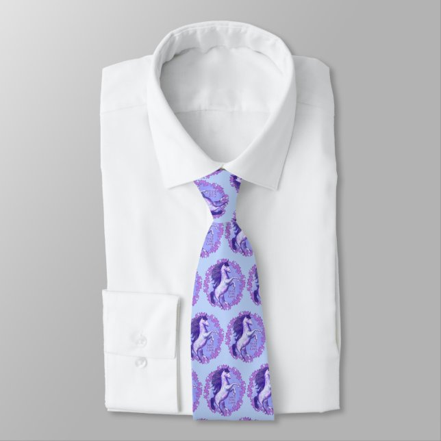 Dancing Unicorn tie (Tied)