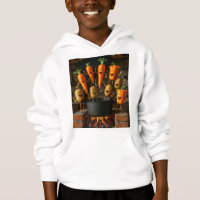 Dancing Vegetable in Pot Art - Whimsical Kitchen F