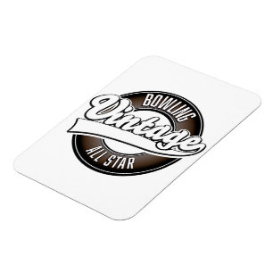 Dancing vintage all star logo magnet