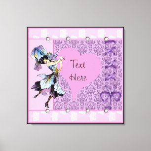 Dancing Vintage Flower Fairy Fantasy Design LeahG Canvas Print