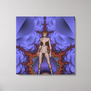 Dancing with chaos canvas print