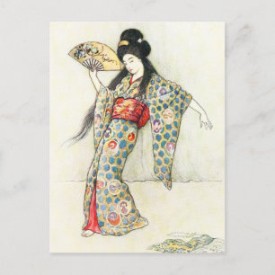 Dancing with the Golden Comb Postcard