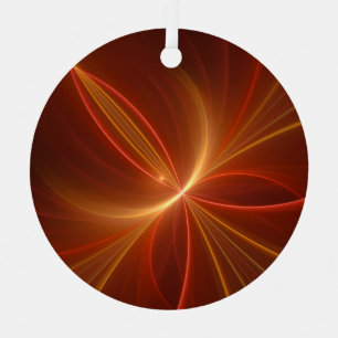 Dancing With The Light Modern Abstract Fractal Art Metal Tree Decoration
