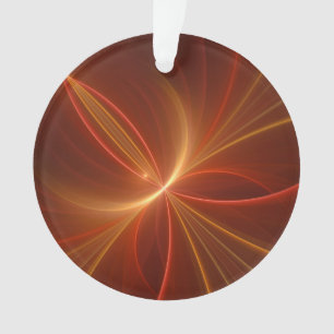 Dancing With The Light Modern Abstract Fractal Art Ornament