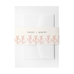 Dancing with the whisper of wind invitation belly band