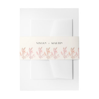 Dancing with the whisper of wind invitation belly band