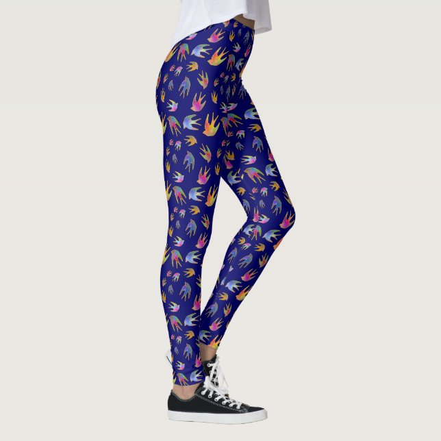 Dancing with the Wind Midnight Leggings (Right)