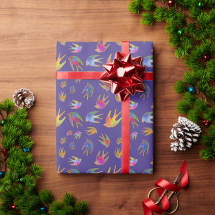 Dancing with the Wind Moonlight Wrapping Paper