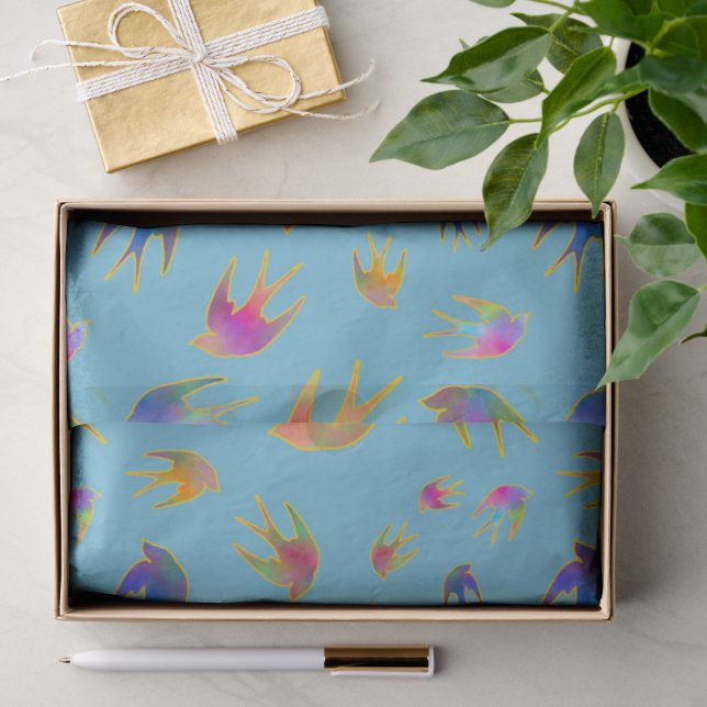 Dancing with the Wind on a Fresh Winter Horizon Tissue Paper (Gift)
