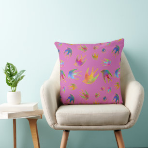 Dancing with the Wind on a Hazy Summer Horizon Cushion