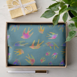Dancing with the Wind on a Tranquil Twilight Tissue Paper