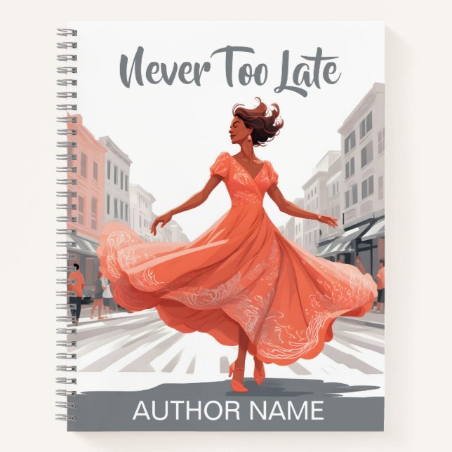 Dancing Woman Book Cover Inspiration Notebook (Front)