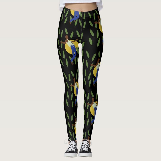Dancing Woman  Leggings (Front)