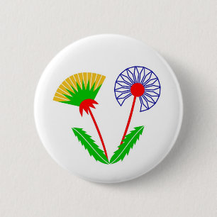 Dandelion 6 Cm Round Badge
