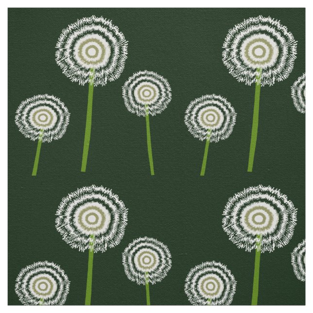 Dandelion Abstract Creative Patterned Fabric (Swatch)