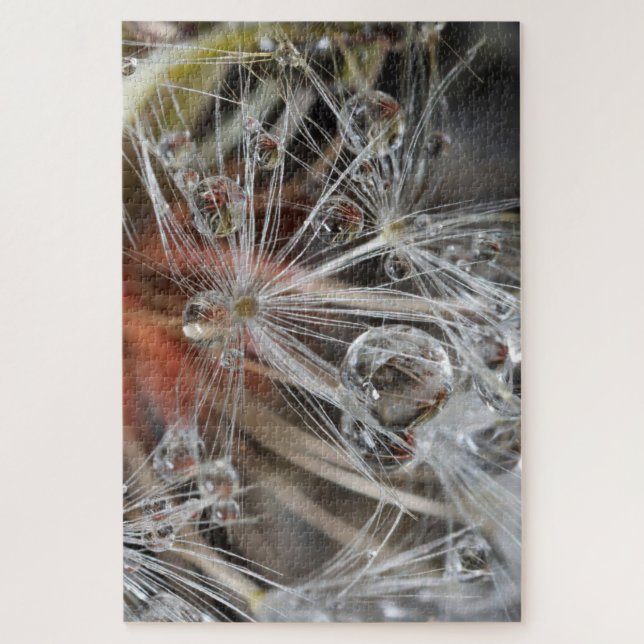 Dandelion Abstract Jigsaw Puzzle (Vertical)