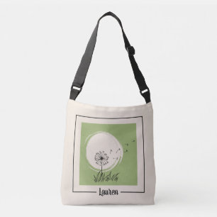 Dandelion Art Crossbody Bag