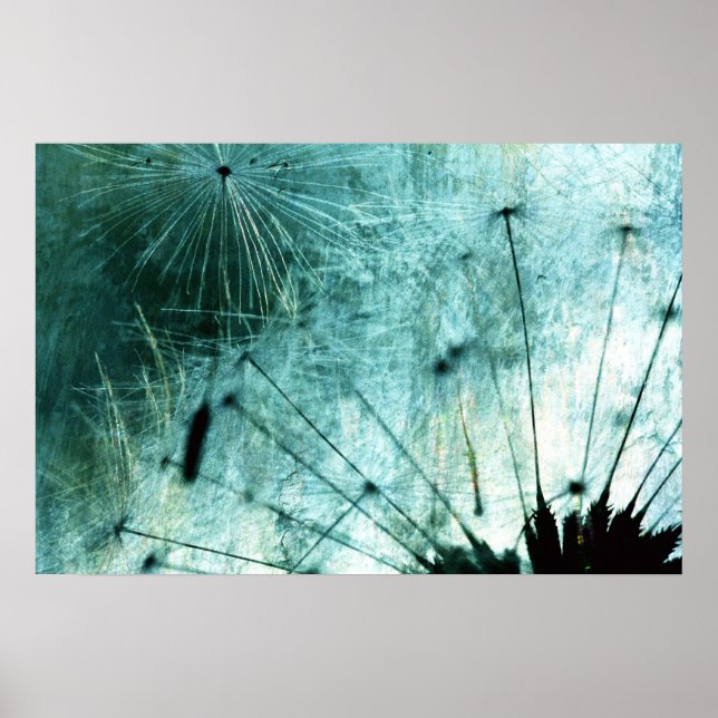Dandelion Art  - Pusteblume Kunst 2012 006 Poster (Front)