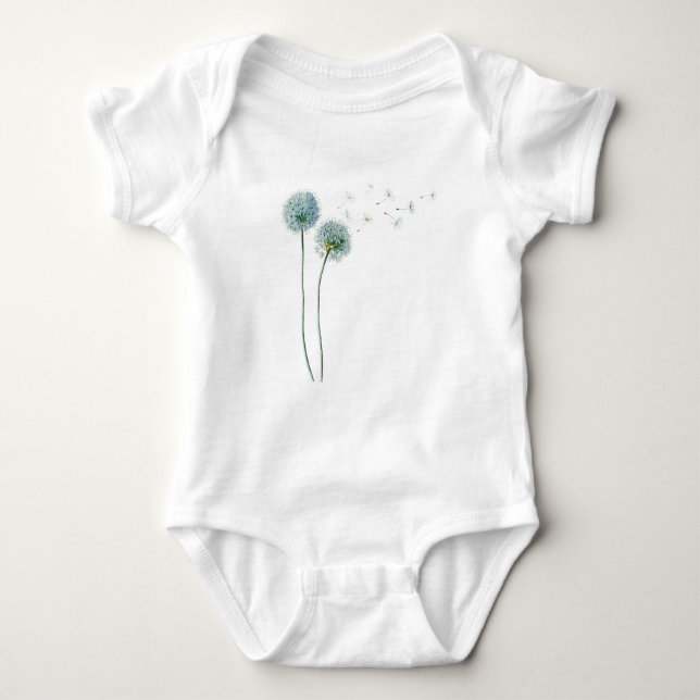 Dandelion  baby bodysuit (Front)