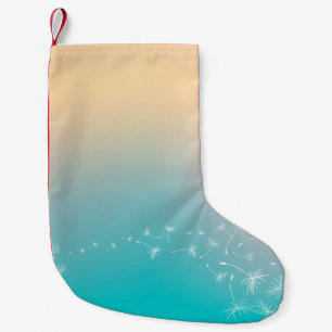 Dandelion background dandelion small christmas stocking