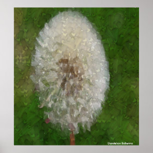 Dandelion Ballerina by Celeste Sheffey Poster