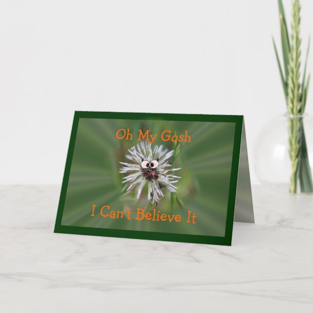 Dandelion Belated Birthday- or any occasion Card (Front)