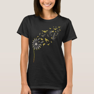 Dandelion Bird Animal Parrot Birdwatching Cockati T-Shirt