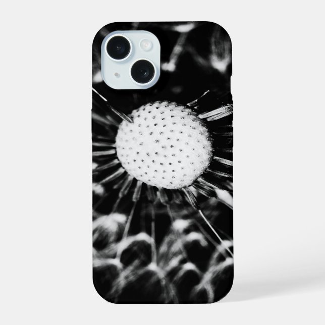 dandelion blacq iPhone 15 case (Back)