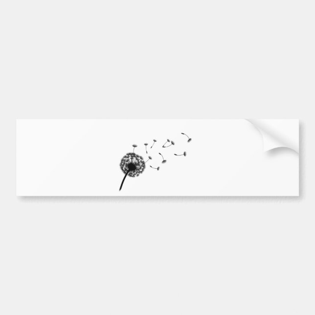 dandelion bumper sticker (Front)