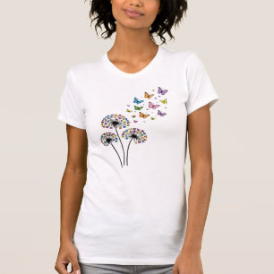 Dandelion butterfly flow T-Shirt