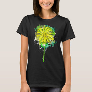 Dandelion dandelion flower botanist watercolor sum T-Shirt