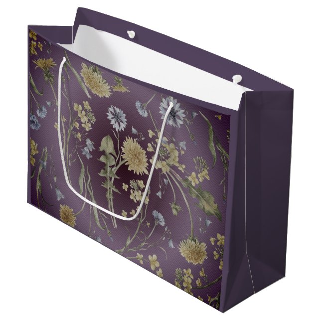 Dandelion Delight  Large Gift Bag (Front Angled)
