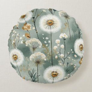 Dandelion Design Series #3 Round Cushion